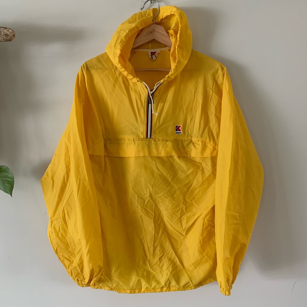 K-Way Yellow Hooded Jacket